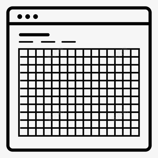 网格宽可用性图标svg_新图网 https://ixintu.com maudlin ui ui模型集合 可用性 宽 布局 形成 模型 清洁 精致 线框 网格