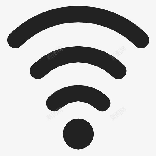 无线已售出标志图标svg_新图网 https://ixintu.com wifi 互联网 保留 否 已售出 无线 标志 粗体 范围 金色
