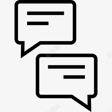 对话分享单词表达想法图标图标