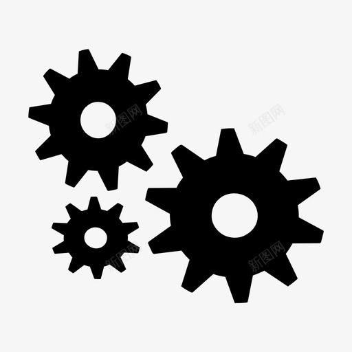 齿轮加工铣削图标svg_新图网 https://ixintu.com 加工 工程 思考 机器 机械 研磨 计算 设置 铣削 齿轮