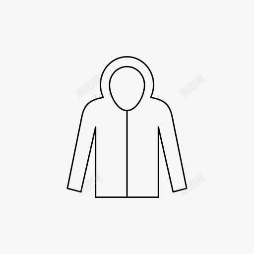 羽绒服服装店运动服图标svg_新图网 https://ixintu.com 服装 服装店 羽绒服 运动服