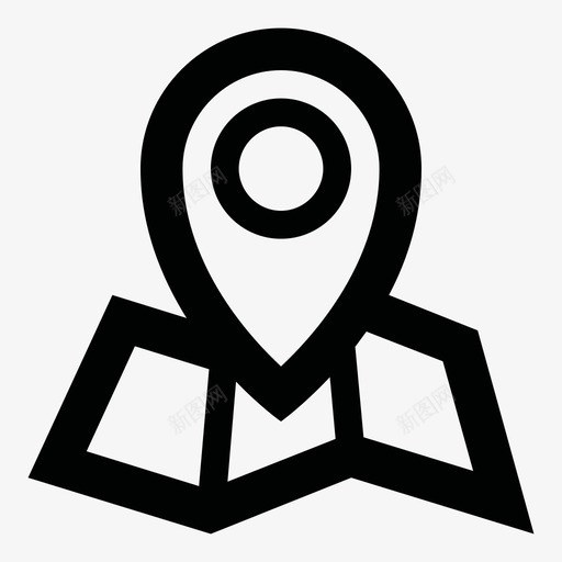 地图标记目的地地理位置svg_新图网 https://ixintu.com 参观 地图标记 地点 地点标记 地理位置 导航 旅程 目的地