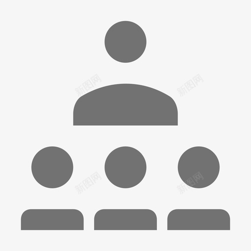 管理团队合作材料标图标svg_新图网 https://ixintu.com 团队合作材料设计图标 管理