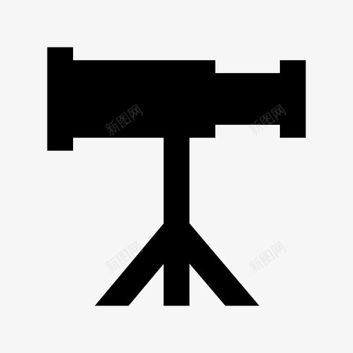 望远镜天文直径图标svg_新图网 https://ixintu.com 天文 搜索 放大 望远镜 直径 科技材料设计图标 视觉 距离