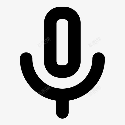 麦克风声音录音图标svg_新图网 https://ixintu.com 声音 广播 录音 扬声器 收音机 放大 用户界面 讲座 音频 麦克风