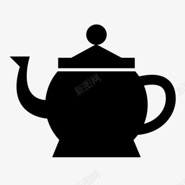水壶大桶茶图标图标