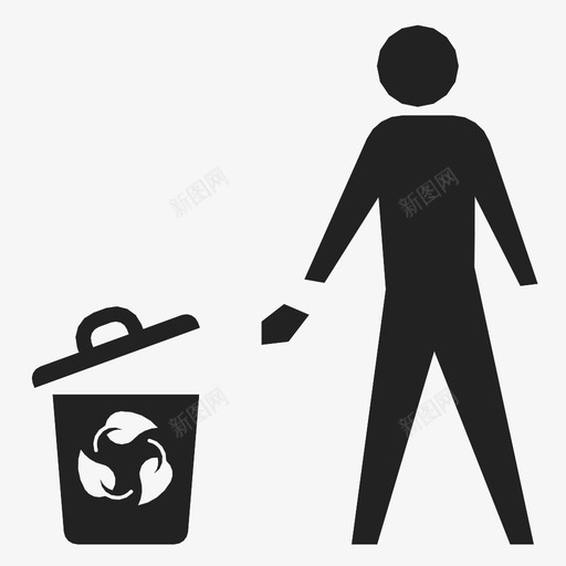 回收站废物管理回收图标svg_新图网 https://ixintu.com 回收 回收站 地球 废物利用 废物管理 拯救地球 环境 生态 绿色 自然