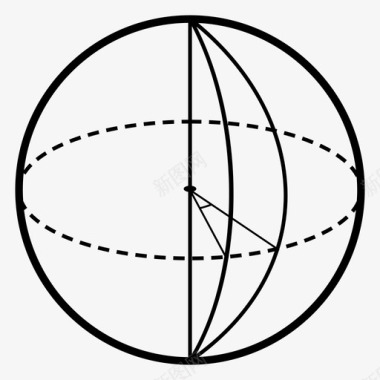 球形楔块形状圆形图标图标
