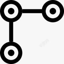 三个圆点已连接三个已售出图标高清图片