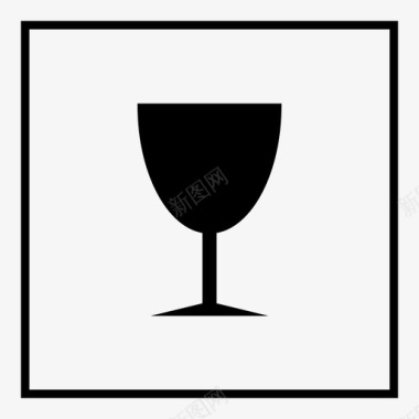玻璃杯盎司饮用图标图标
