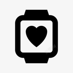 心率表智能手表腕表时间图标高清图片
