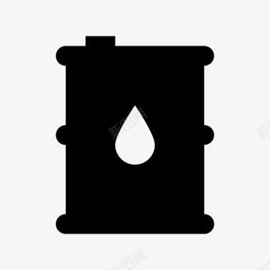 油桶油滴油罐图标图标