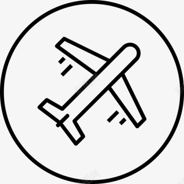 飞机标志飞行图标图标