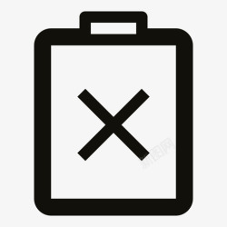 塑料整理文件框剪贴板机密塑料图标高清图片