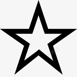 绿松石的对称性形状星形锐利形状图标高清图片
