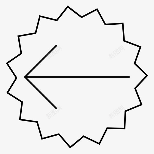 左箭头左转贴纸图标svg_新图网 https://ixintu.com 左箭头 左箭头左 左箭头返回左转 左转 指向 方向 标志 西 贴纸 返回