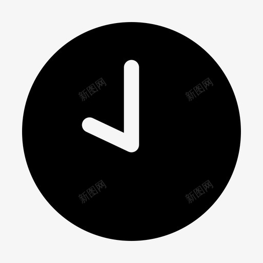 时钟显示时间计时器图标svg_新图网 https://ixintu.com 上午10点 周期 圆形黑色基本用户界面扩展图标 墙上 悬挂 时钟 显示时间 晚上10点 秒表 计时器