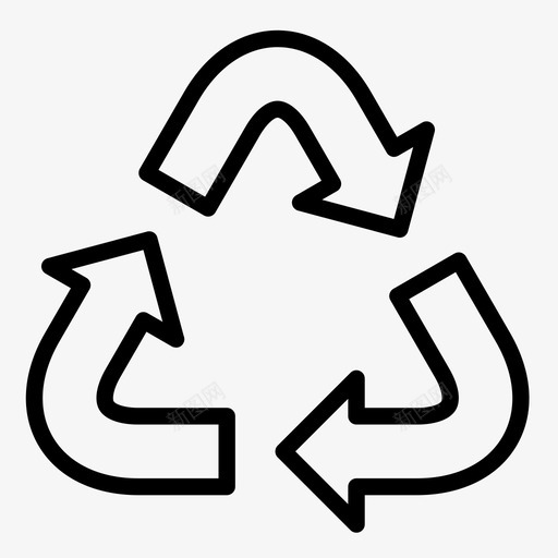 回收绿色和平钥匙图标svg_新图网 https://ixintu.com 再利用 可回收 回收 标记 箭头 绿色和平 钥匙
