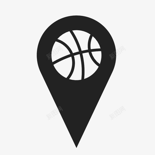 篮球运动员奥运会图标svg_新图网 https://ixintu.com 体育 奥运会 比赛 球场 球门 篮球 运动员