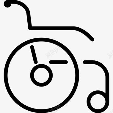 轮椅座椅矫正器图标图标