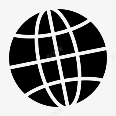 互联网世界可用性图标图标
