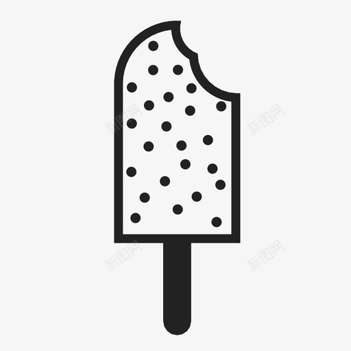 冰淇淋冰激凌甜品图标svg_新图网 https://ixintu.com 冰淇淋 冰激凌 冰糕 冷冻酸奶 冷的 夏日 果子露 浇头 甜品 甜点 食物