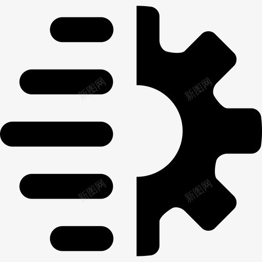 齿轮转动任务图标svg_新图网 https://ixintu.com 任务 操作 旋转 机械 活动 转动 轮子 项目 齿轮
