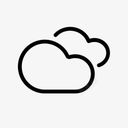 棉花糖云云暴风雨浮肿图标高清图片