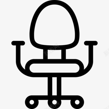 办公椅坐椅座椅图标图标