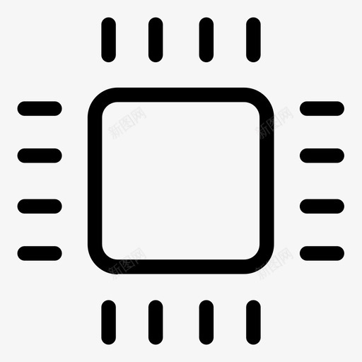 微芯片标记英特尔图标svg_新图网 https://ixintu.com 删除 另一个 处理器 微芯片 标记 添加 英特尔 计算机 转发