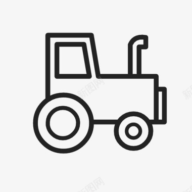 拖拉机卡车运输图标图标