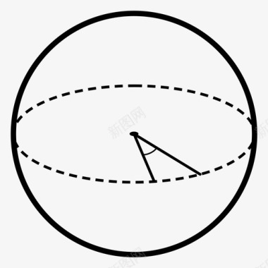 球形楔体技术图纸切片图标图标
