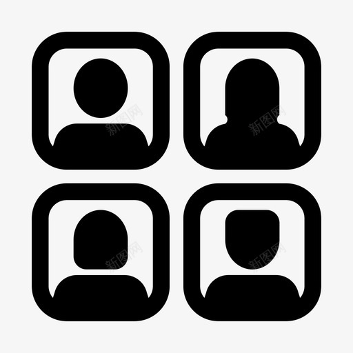 人物角色营销术语图标svg_新图网 https://ixintu.com 人物角色 营销术语