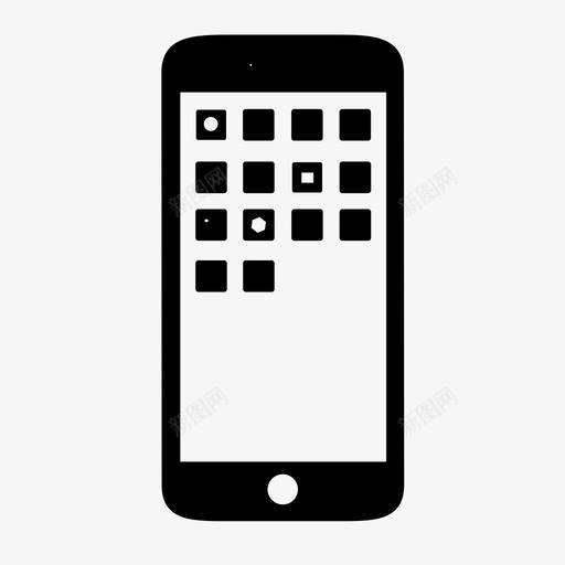 苹果手机图标svg_新图网 https://ixintu.com 苹果手机