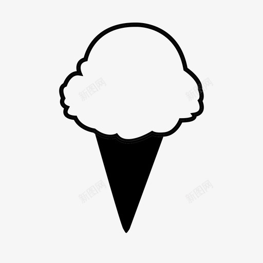 冰淇淋冰激凌巧克力图标svg_新图网 https://ixintu.com 冰淇淋 冰激凌 冰激凌甜点 冰激凌蛋卷 勺子 奶制品 孩子们的最爱 巧克力 棍子 罪恶的快感 蛋卷