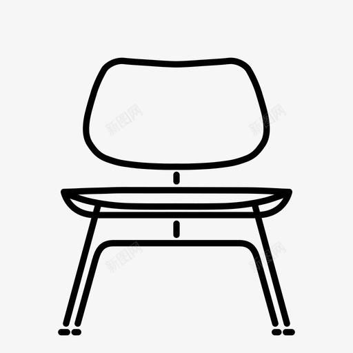 椅子物品图标svg_新图网 https://ixintu.com 家具 展示件 材料 椅子 物体 物品 胶合板 设计