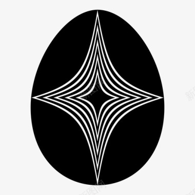 复活节彩蛋帕斯卡尔彩蛋彩蛋图标图标