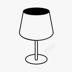 伏特加酒杯葡萄酒杯伏特加酒图标高清图片