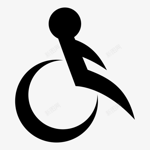 轮椅信号灯plus图标svg_新图网 https://ixintu.com plus 信号灯 受损 多功能 工会 指示灯 残疾人 病人椅 轮椅