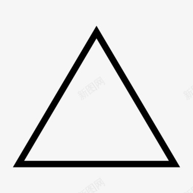 三角形应用程序几何图形图标图标