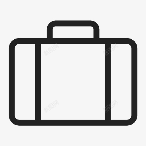 手提箱1包图标svg_新图网 https://ixintu.com 1 包 商务 工作 手提箱 行李