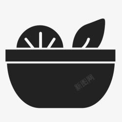糖拌西红柿沙拉拌菜西红柿图标高清图片