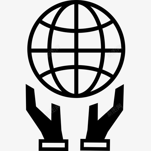 地球网格地球仪手持耦合界面地球图标svg_新图网 https://ixintu.com 地球图标 地球网格地球仪手持耦合 界面