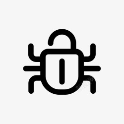 恶意软件的bugbug已售出问题图标高清图片