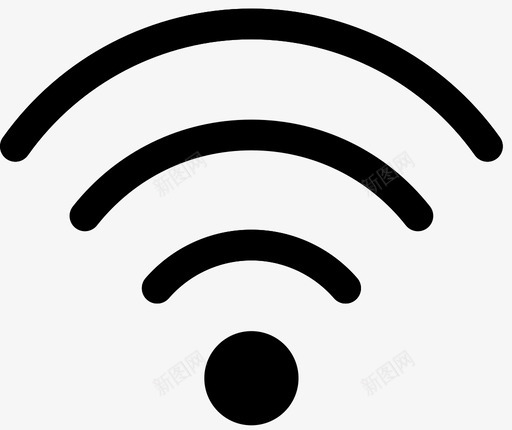 wifi免费互联网在线链接图标svg_新图网 https://ixintu.com wifi 互联网波形 免费互联网 在线链接 移动 移动状态栏图标 网络接入 网络连接