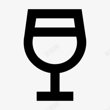 酒杯酒类鸡尾酒图标图标