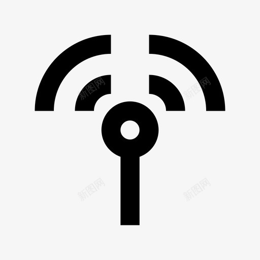 wifi塔数据存储服务器和传输材料图标svg_新图网 https://ixintu.com wifi塔 数据存储 服务器和传输材料图标