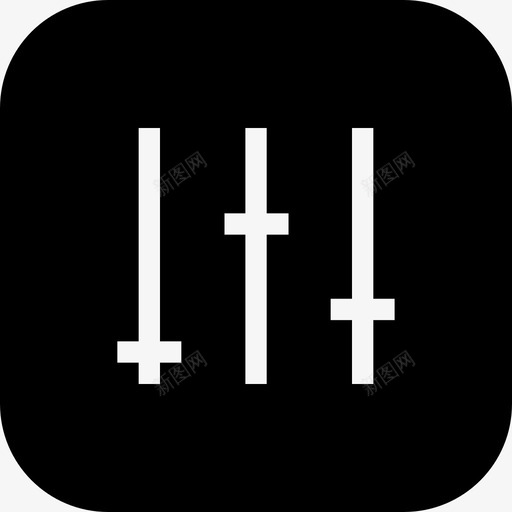 滑块向上歌曲图标svg_新图网 https://ixintu.com 下 制作 向上 商务服务第三卷实心瓷砖差异 旋钮 歌曲 混音 滑块 调整 音乐 音量 音频