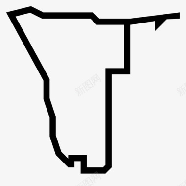 纳米比亚非洲国家图标图标