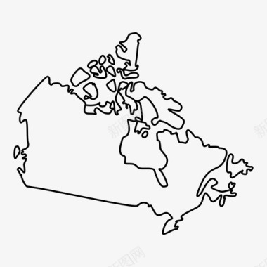 加拿大寒冷国家图标图标
